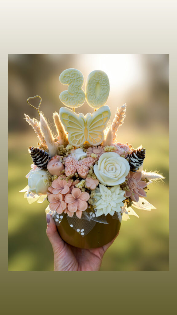 Bouquet d'anniversaire de Fondants Parfumés