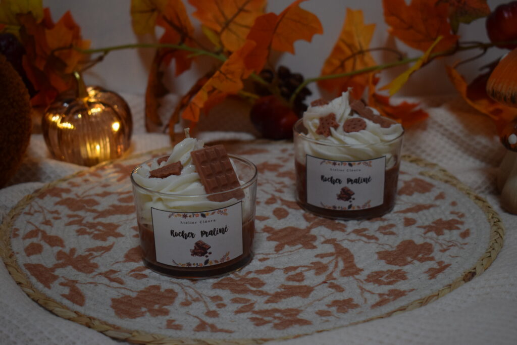 Bougie Rocher Praliné